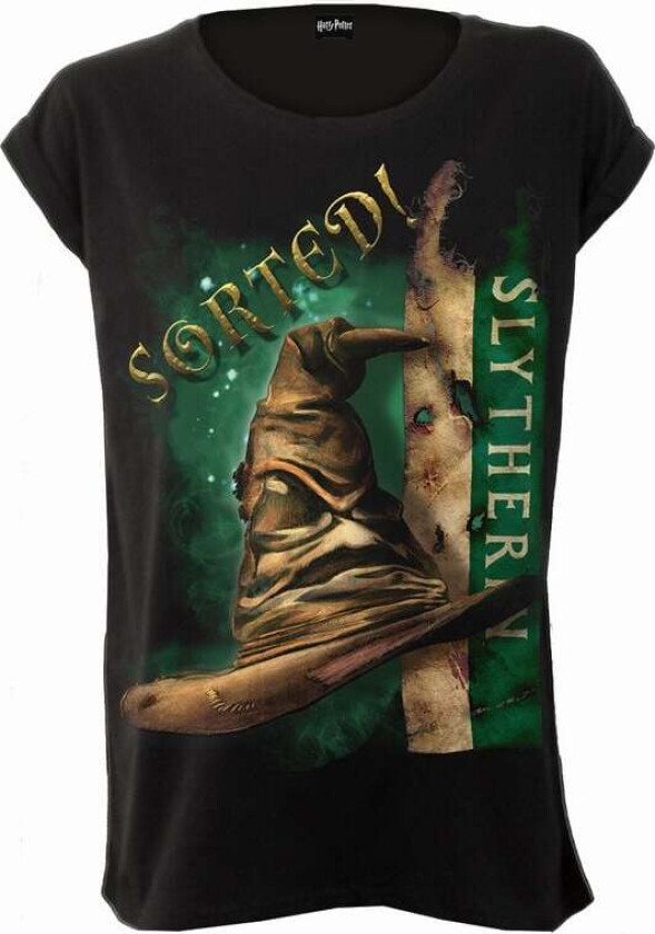 T-skjorte - Slytherin Hat - S til XXL - Damer - svart