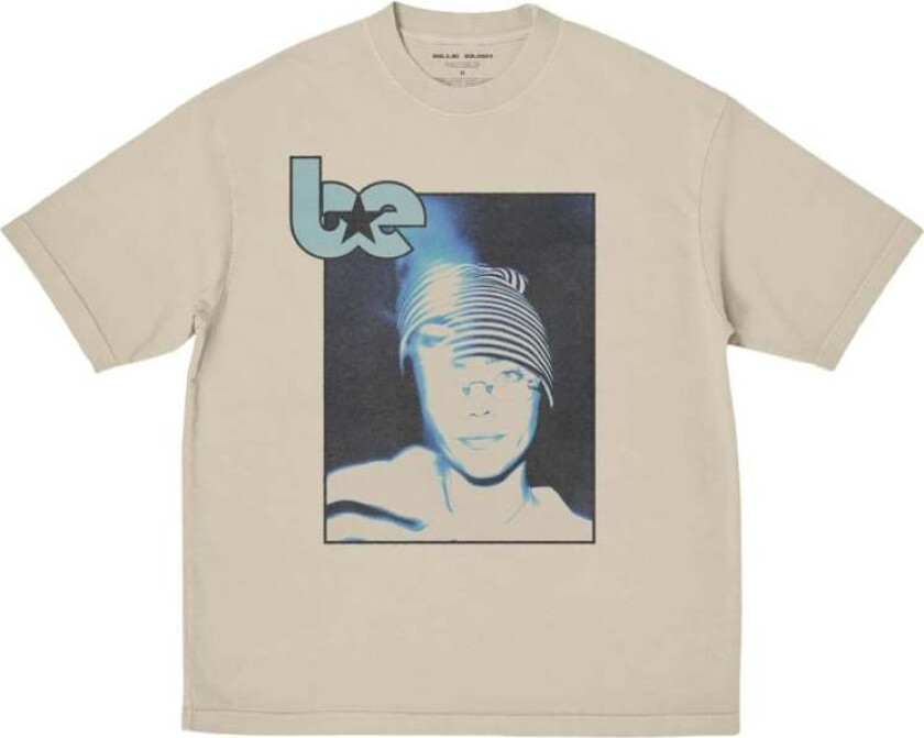 T-skjorte - Blurred Glitch - S til XXL - Herrer - beige