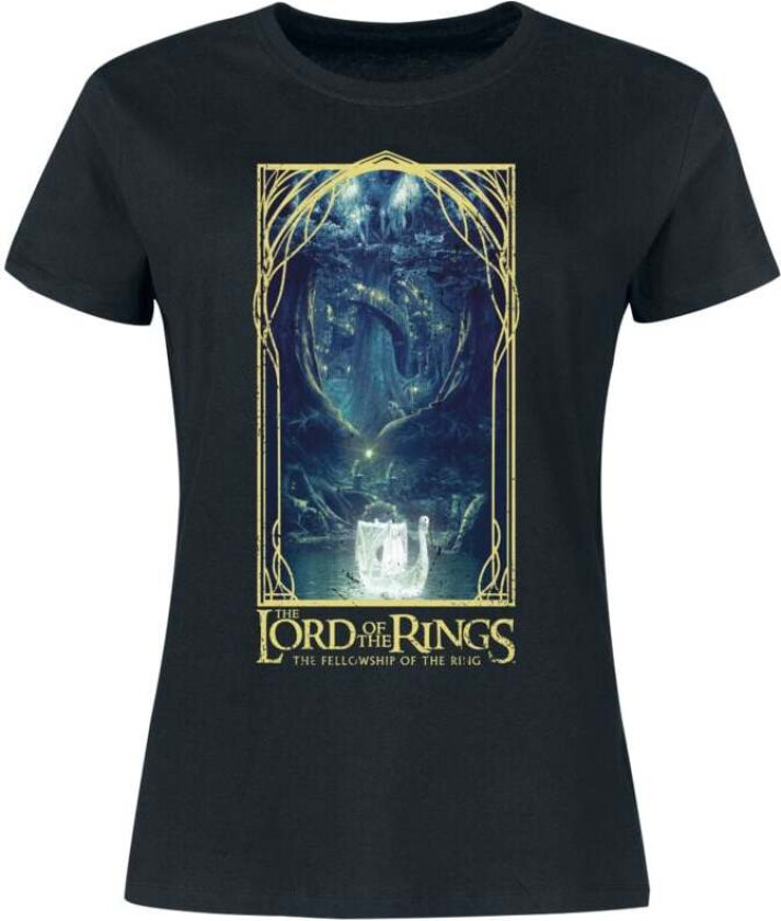 T-skjorte - Galadriel on the lake - S til 5XL - Damer - svart