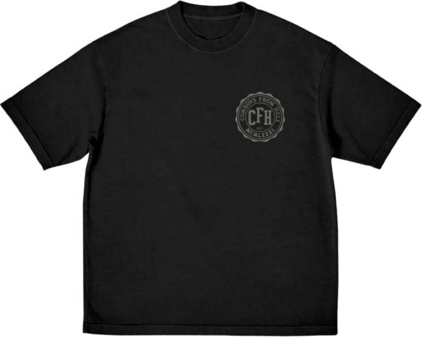 T-skjorte - CFH College - S til 3XL - Herrer - svart