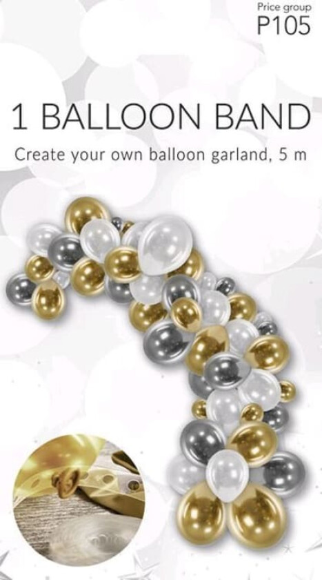 Ballongbue Bånd 5m