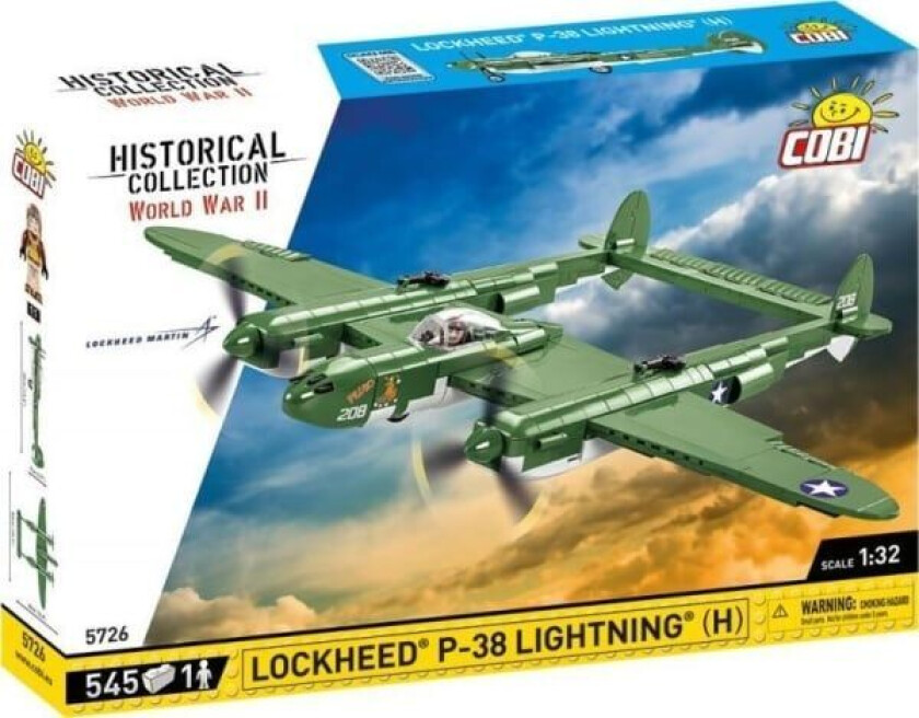 COBI P-38h Lynbombefly Cobi  Historiske Byggeklosser