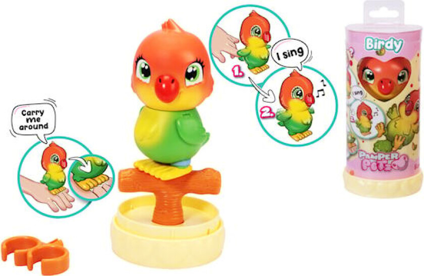 Mini Birdy interaktiv fugl Pamper Petz