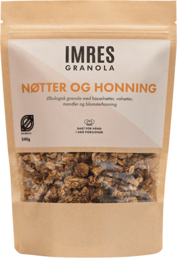 Granola m/Nøtter & Honning 340g Imres