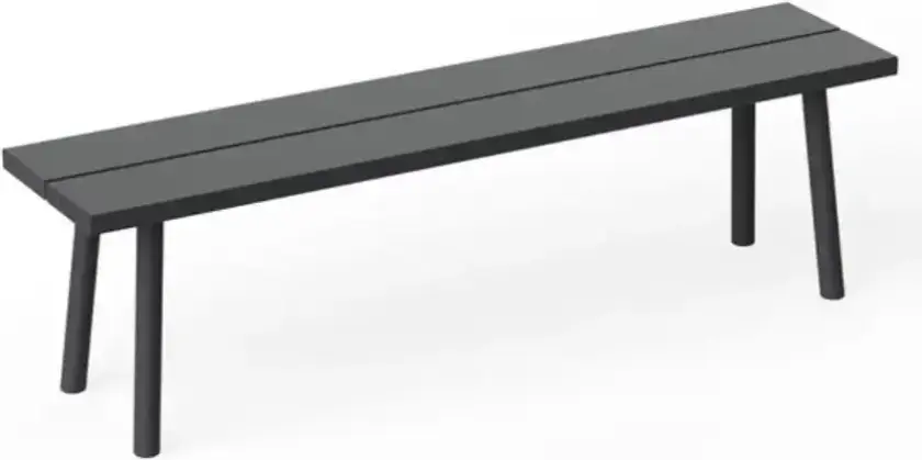 Fred's bench utebenk anthracite