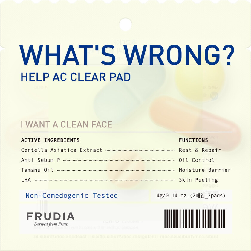 What’s Wrong Help AC Clear Pad 8 g