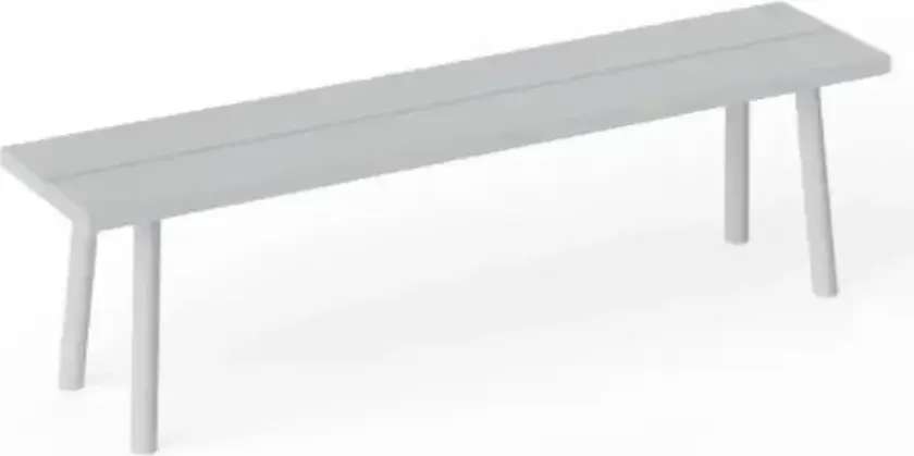 Fred's bench utebenk light grey