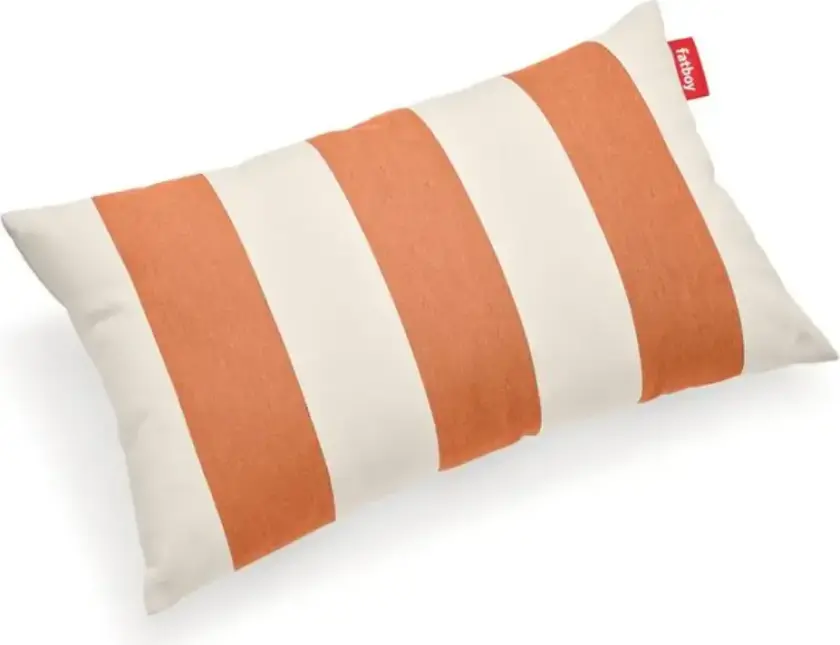 king pillow 66x40 cm stripe orange creme