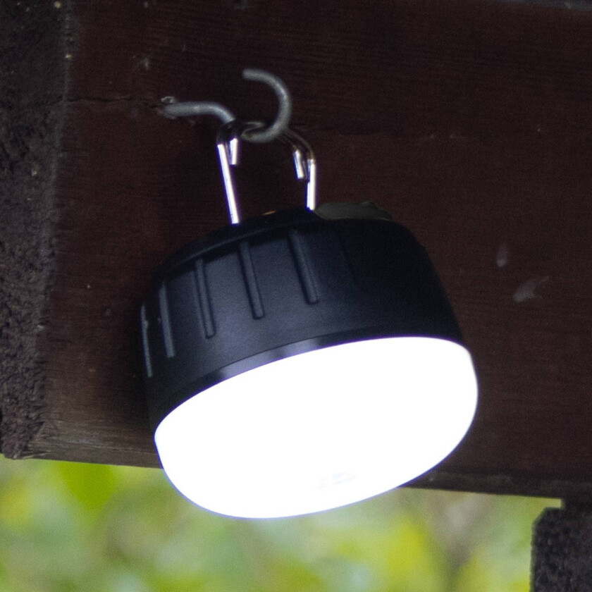 LED-batteridrevet utelampe 850948, svart/hvit, Ø 7 cm, plast