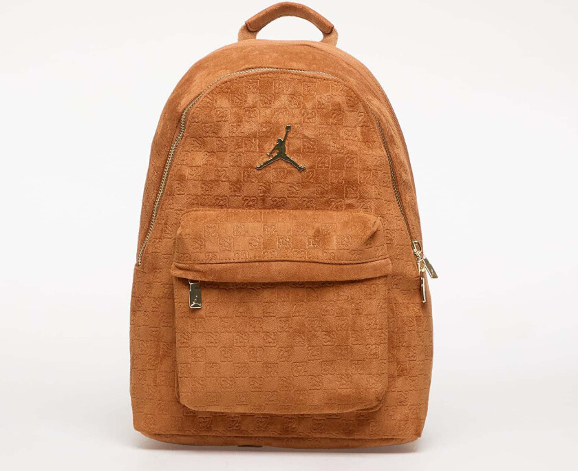 Ryggsekk Jordan JAM Suede Monogram Backpack Cognac Universal