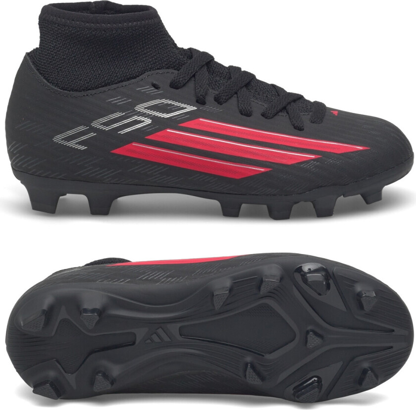 F50 Club Mid Fxg Immortal Dna - Svart/lucid Red Barn, størrelse 35½