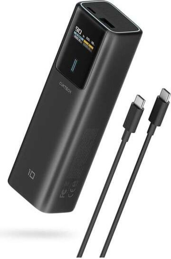 CKPB100PGLBL 150W USB-C USB-A Nødlader - Svart - 10000 mAh
