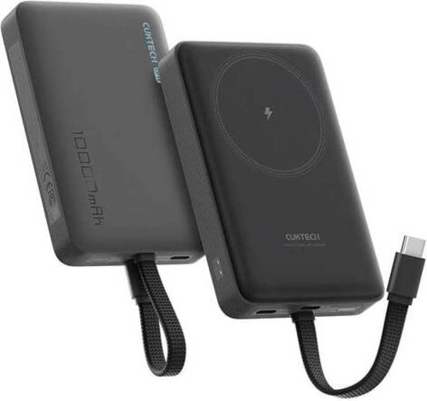 CP132ML MagSafe Compatible Nødlader - Svart - 10000 mAh