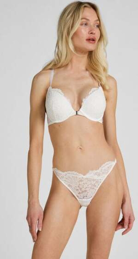 Vatterte push-up bøyle-bh Whitney Hvit