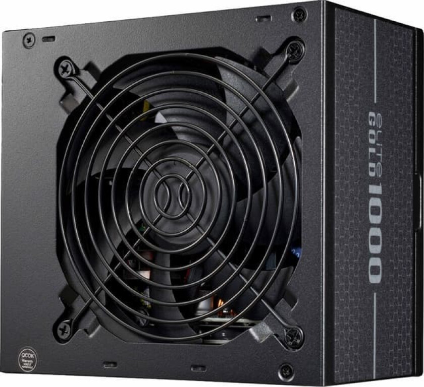 Cooler Master Elite Gold FM 1000W strømforsyningsenhet (svart)