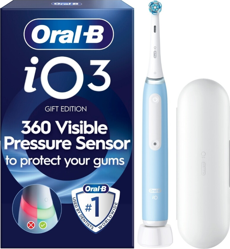 IO3S elektrisk tannbørste, isblå