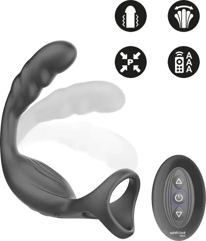 Dual Prostatic Cock Ring Remote Control