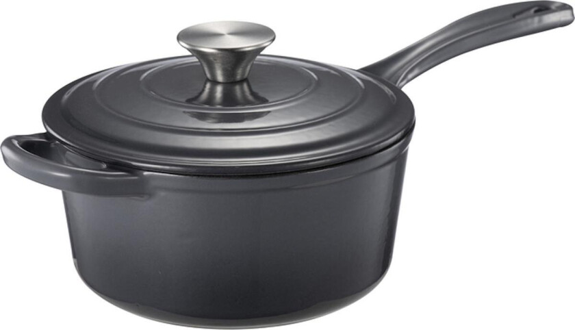 Basic Støpejernsgryte Grå 1,9L