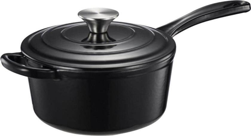 Basic Støpejernsgryte Sort 1,9L