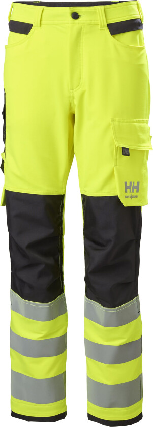 77328-369 Arbeidsbukse varsel, gul, klasse 2 C34