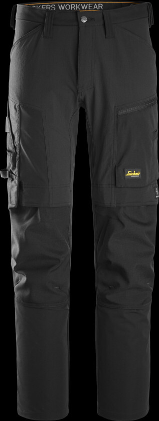 6318-0404 AllroundWork Arbeidsbukse svart, stretch Svart