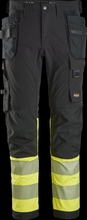 6231 Midjebukse svart/gul Svart/Gul