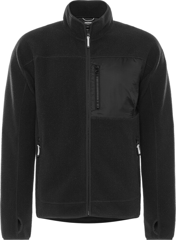 Argon 300524-940 Pelsfiberjakke svart Svart