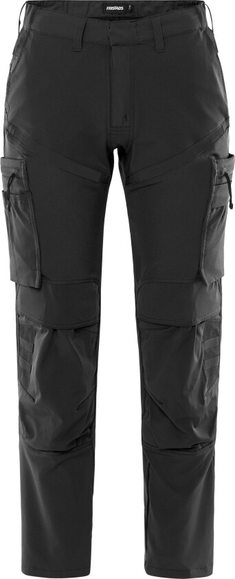 2654 GLWS 301563-940 Arbeidsbukse svart Svart/Gul