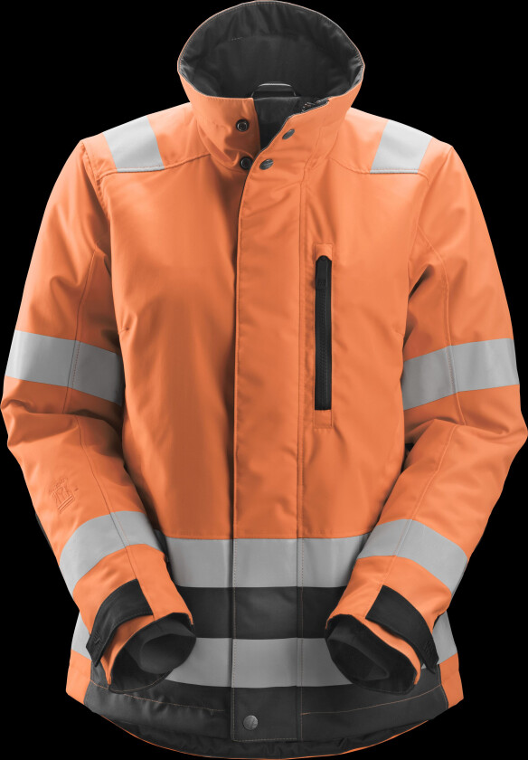 1137 Vinterjakke oransje/svart Oransje/Svart