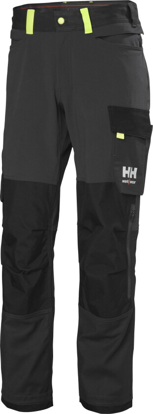 Oxford 4X 77395-989 Arbeidsbukse mørk grå/svart Mørk grå/svart