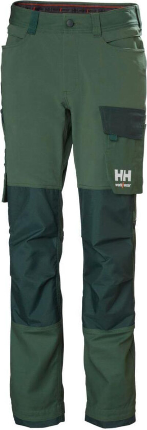 Luna 4X 77597_474 Arbeidsbukse connect, dame Grønn