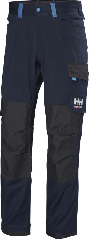 Oxford 77395-599 Arbeidsbukse marineblå/gul Marineblå/gul