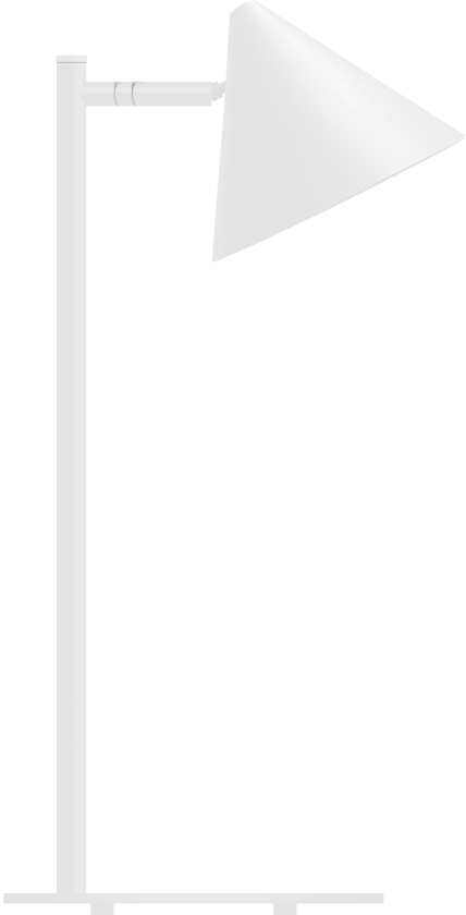 Tratt Micro Bordlampe GU10, uten lyskilde Hvit