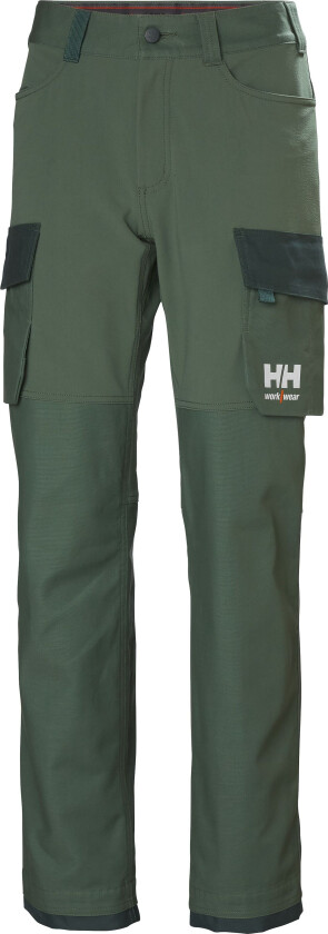 Luna 4X 77588_474 Arbeidsbukse connect, dame Grønn