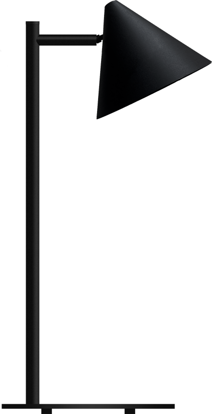 Tratt Micro Bordlampe GU10, uten lyskilde Svart