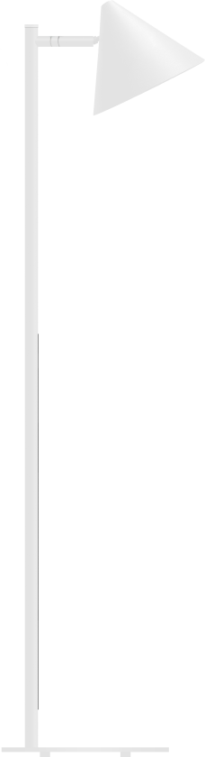 Tratt Micro Standardlampe GU10, uten lyskilde Hvit