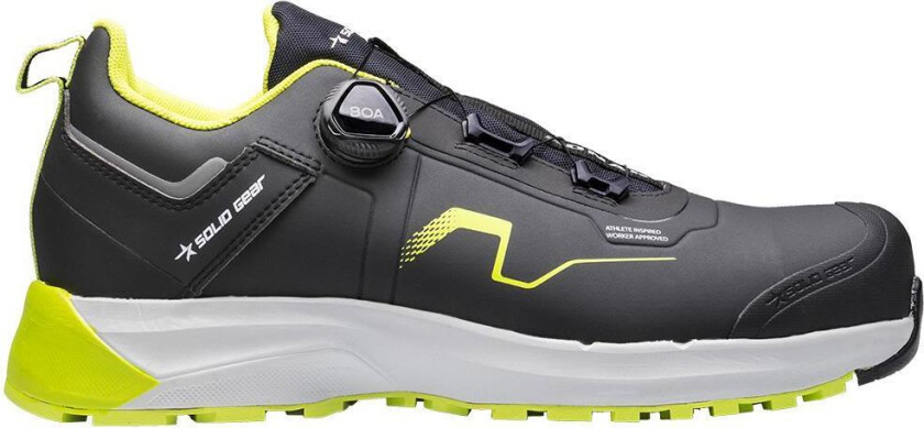 Sonar Vernesko svart/grønn, BOA, S3S 47