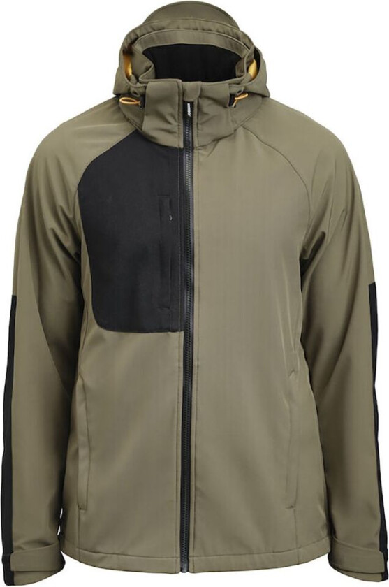 1391 Softshelljakke olivengrønn S