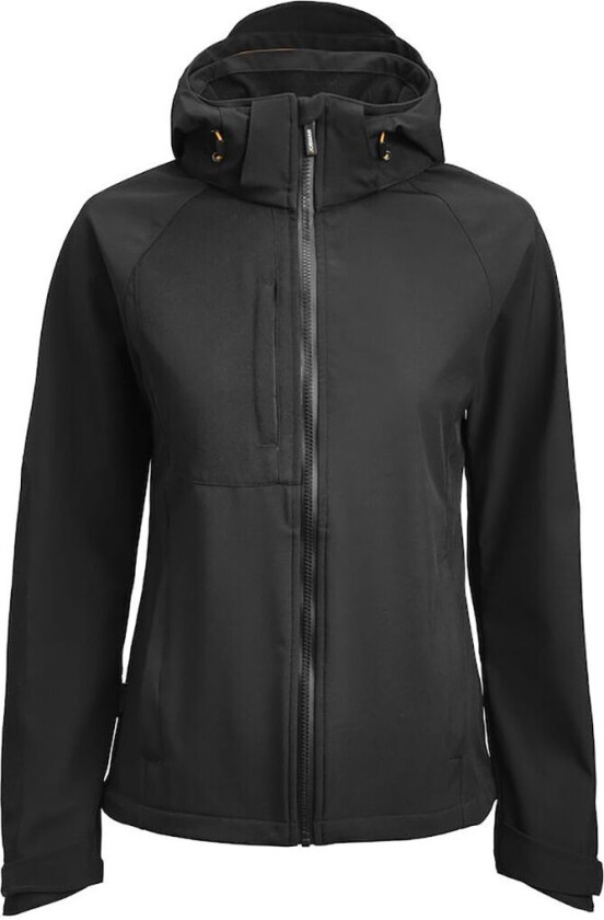 1372 Softshelljakke svart M