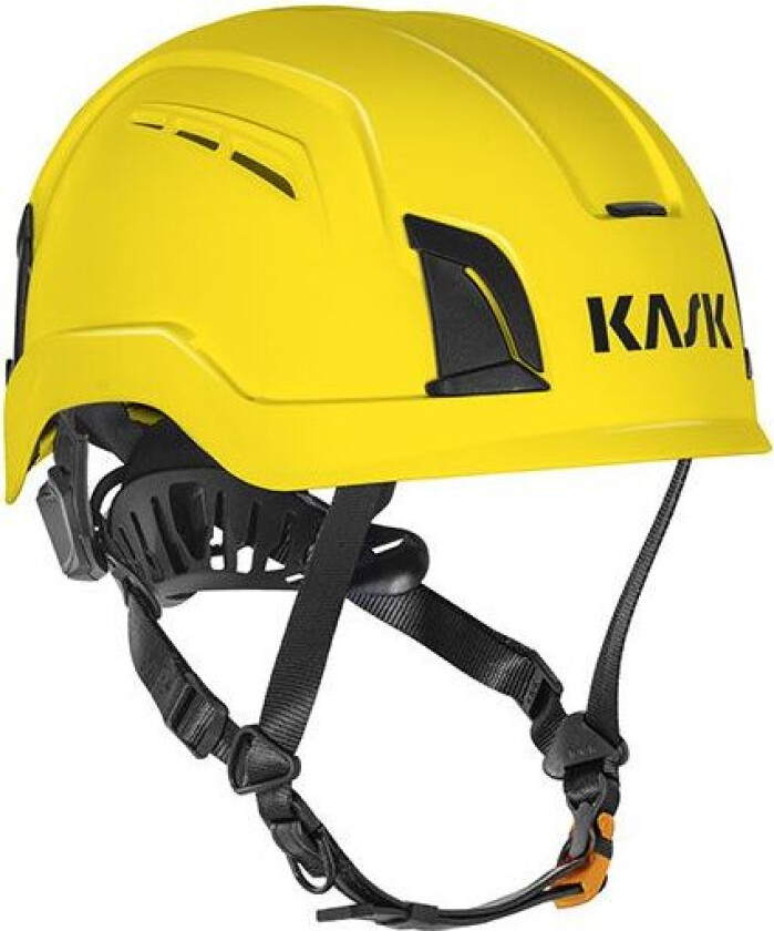 Zenith X Air Long Vernehjelm lang hakerem +10 cm, uventilert Gul