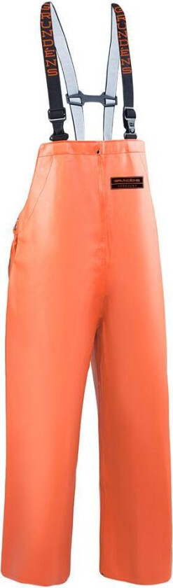 10096 Herkules 16 Bib Hengeselbukse oransje, vanntett, slitesterk Oransje