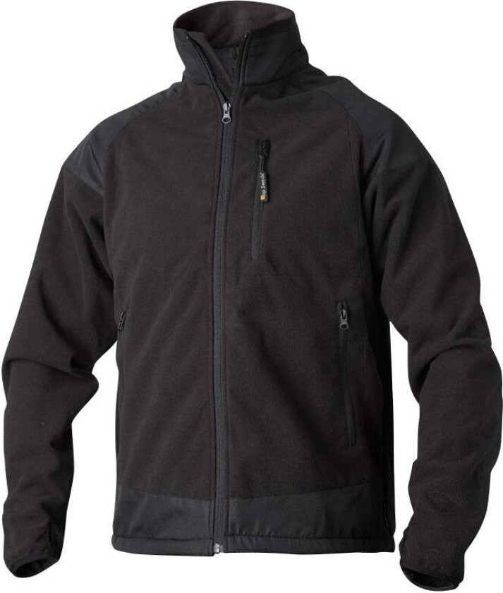 4140 Fleece jakke svart Svart