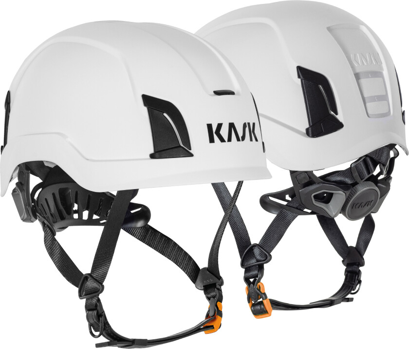 Zenith X Long Vernehjelm lang hakerem +10 cm, uventilert Hvit