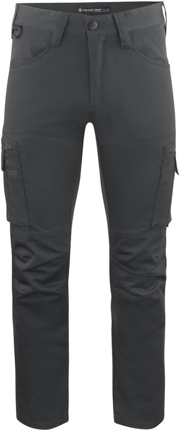 FP38 Servicebukse med stretch, mørk grå Mørkegrå
