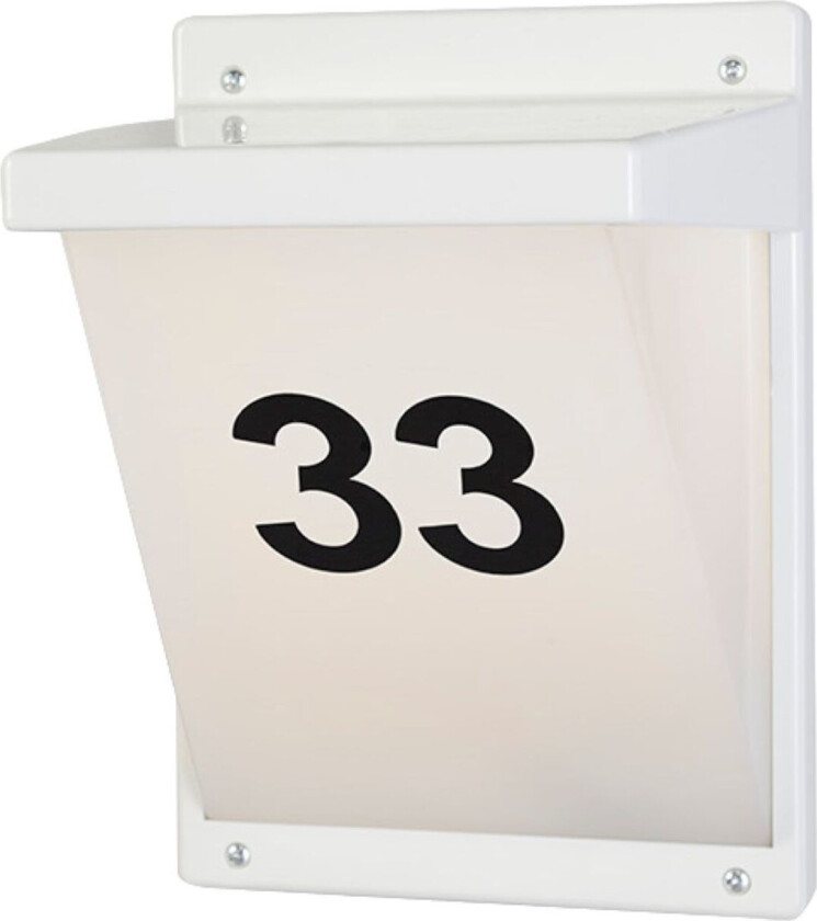 Vino Veggarmatur Husnummer, hvit Hvit