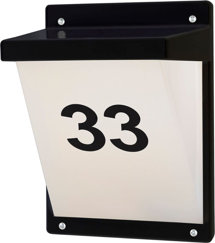 Vino Veggarmatur Husnummer, svart Svart
