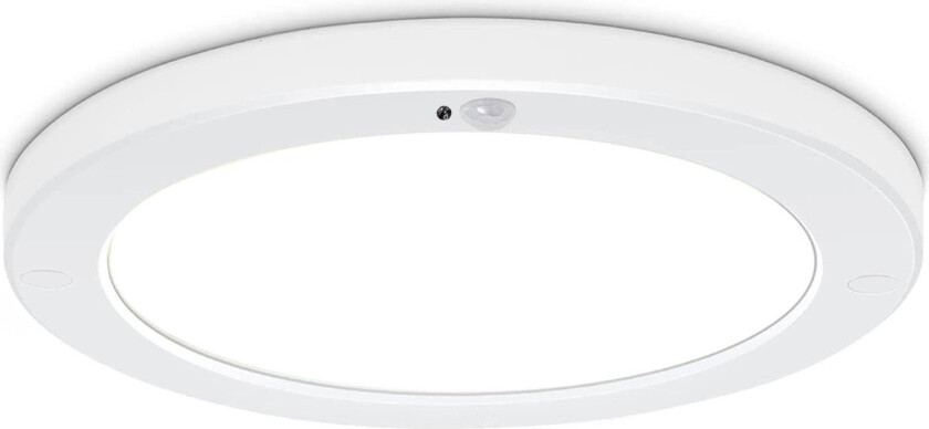 ECO Light 71228-70 Plafond med PIR-/lux-sensor, Ø220x18 mm, hvit