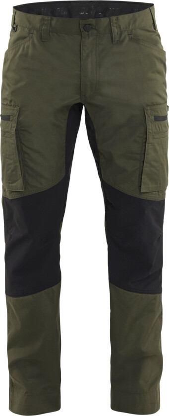 145918454298C54 Arbeidsbukse grønn/svart Grønn/svart