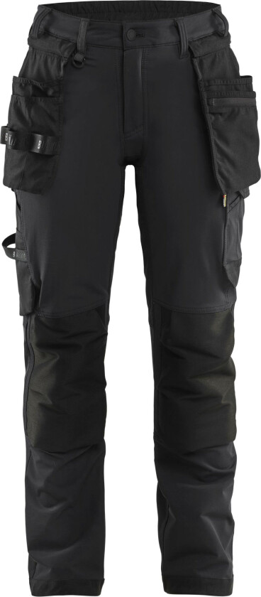 712116459900D22 Arbeidsbukse svart/svart Svart/svart