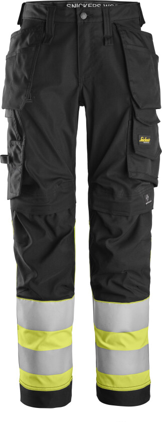 6734 Varselbukse svart/gul Svart/gul